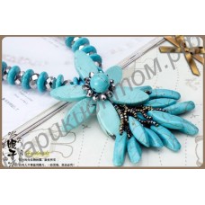 Ожерелье necklace turquoise female mdash